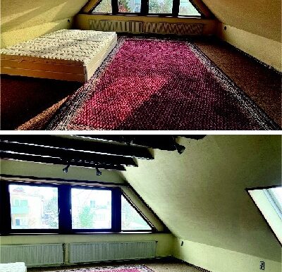 großes Schlafzimmer im OG